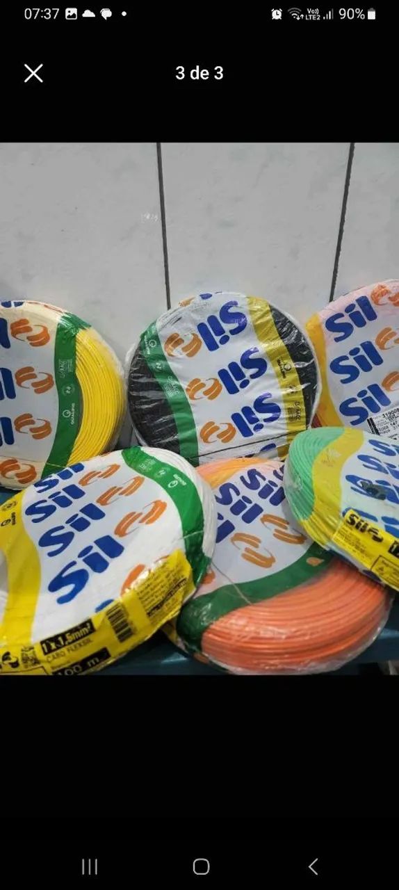 Fio elétrico sil 6mm na promoção  - Foto 2