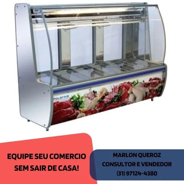 Balcão de Açougue 2M Inox PoloFrio 220v
