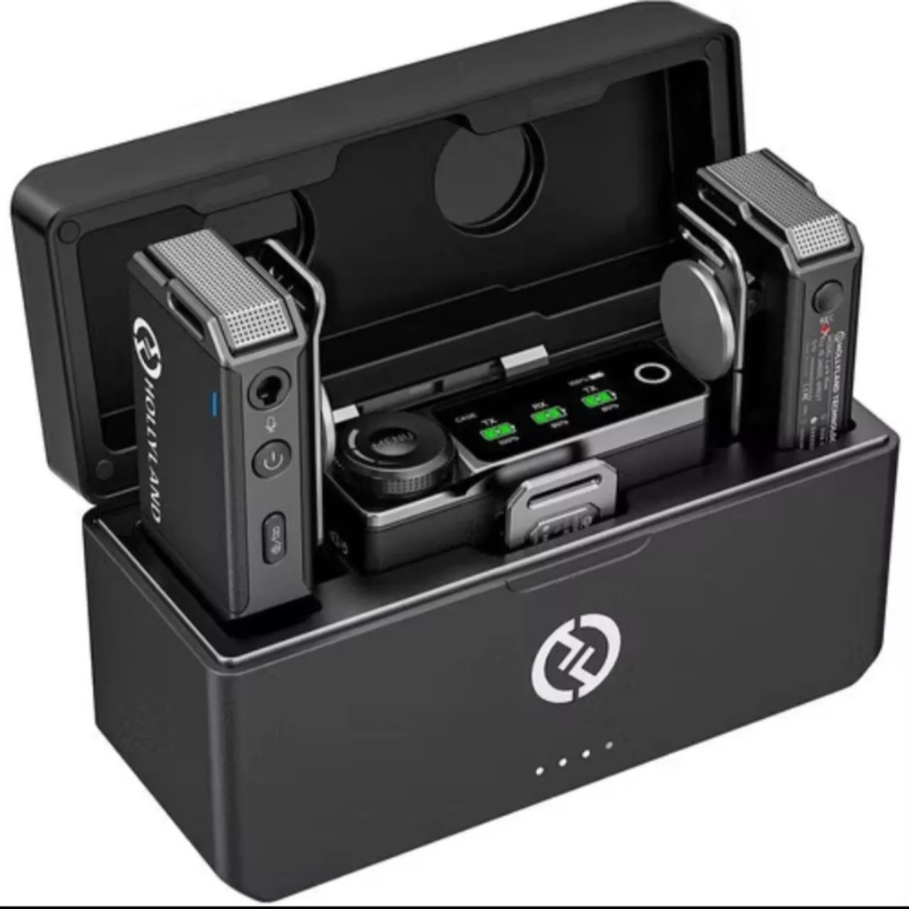 Hollyland Lark - *NOVO Lacrado* Dois Microfones Sem Fio para Filmagens e Entrevistas - Foto 6