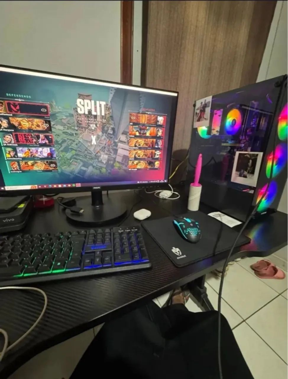 PC semi Gamer com vídeo integrado do processador Vega 7 troca somente por ps5 dou uma volt - Foto 3
