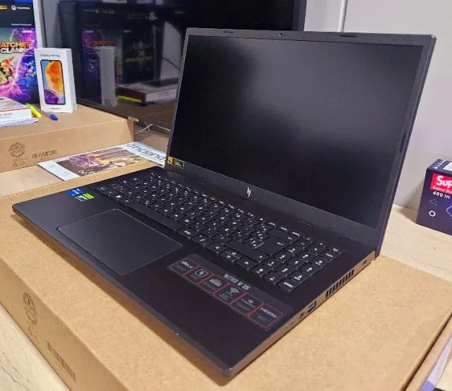 Notebook Acer Nitro V I5 13420H Tela 15.6 IPS 144Hz 8GB 512Gb SSD RTX 4050 6GB NF Lacrado - Foto 4
