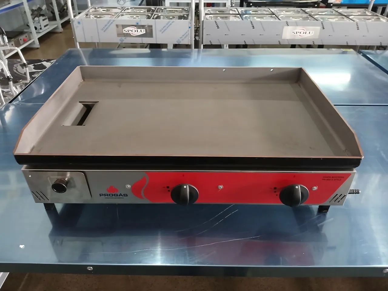 Chapa a gás Bifeteira Profissional  Pr-800g