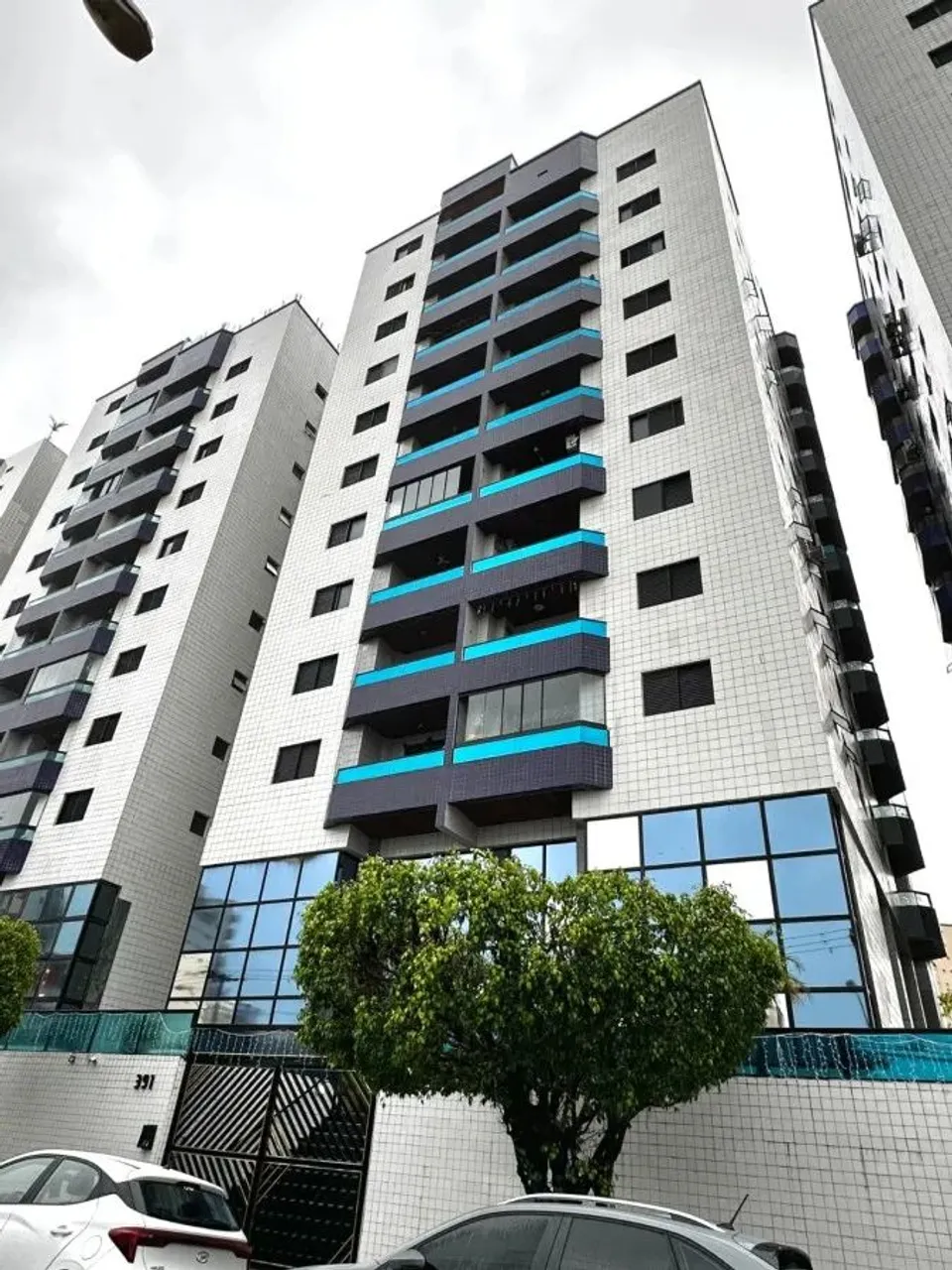 Apartamento para Venda em Praia Grande, Ocian, 2 dormitórios, 1 suíte, 1 banheiro, 1 vaga