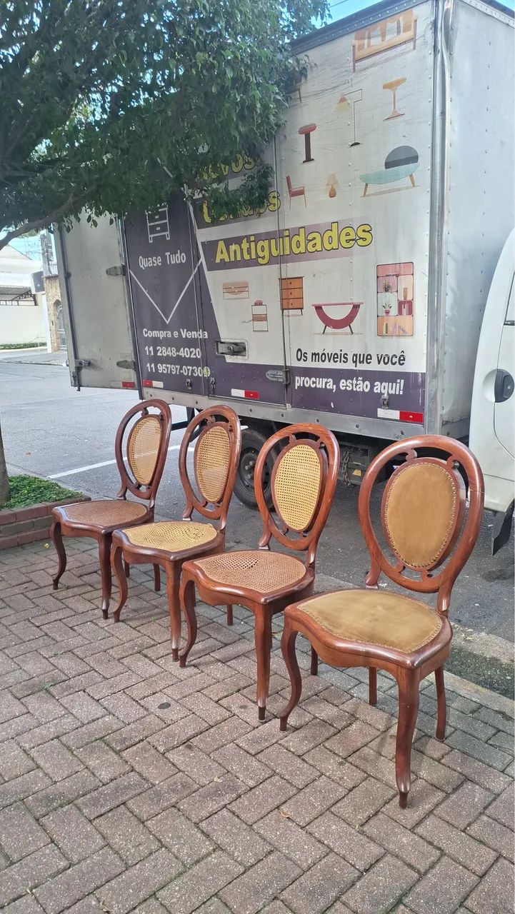 Conjunto de cadeira medalhão  - Foto 2