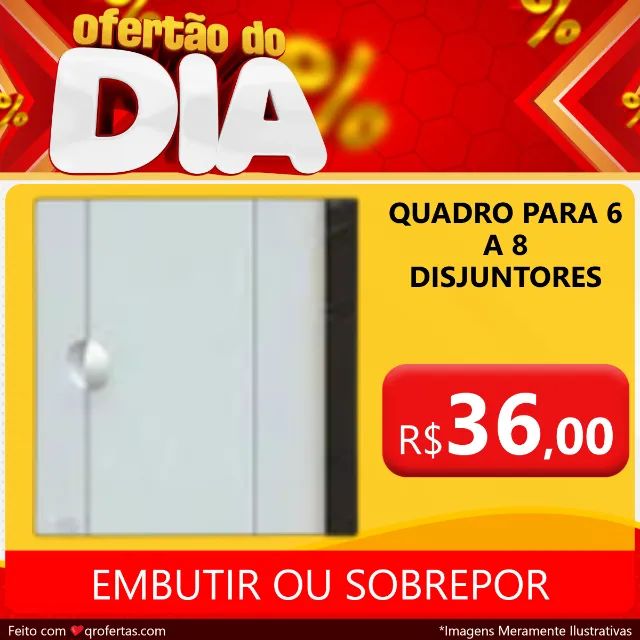 QUADRO PARA 6/8 DISJUNTORES - TAF - CERTIFICADO PELO INMETRO  - Foto 6