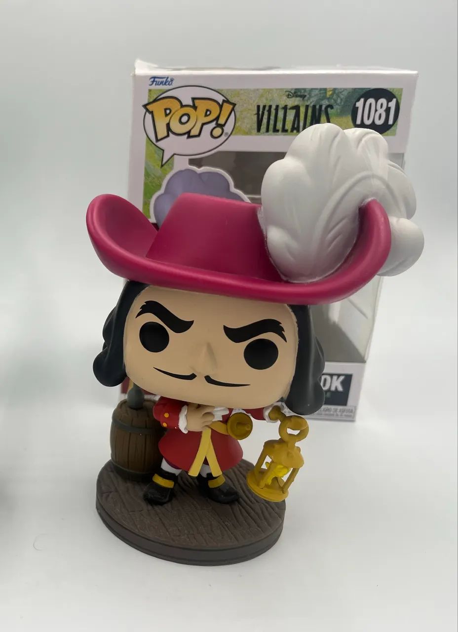 Funko capitão gancho - edição vilões Disney 
