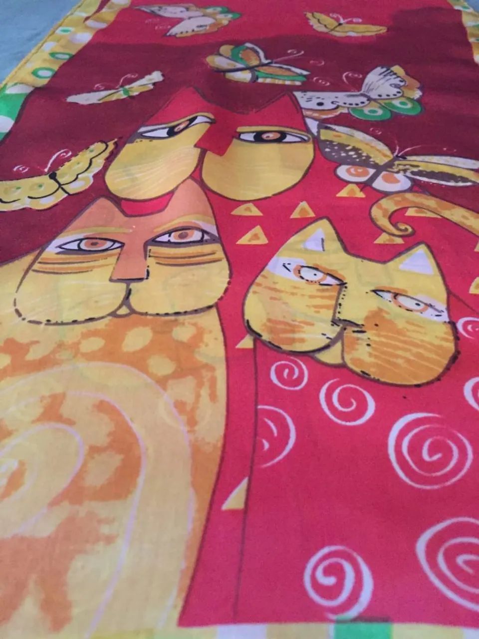 Lenço de Seda Gatinhos (Conjunto c/3 unidades) - Foto 3
