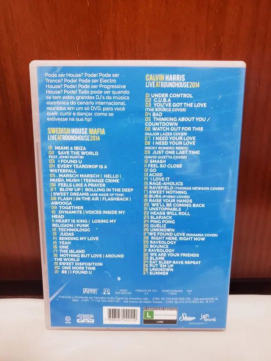 Dvd Electro House Calvin Harris e Swedish house mafia  - Foto 2