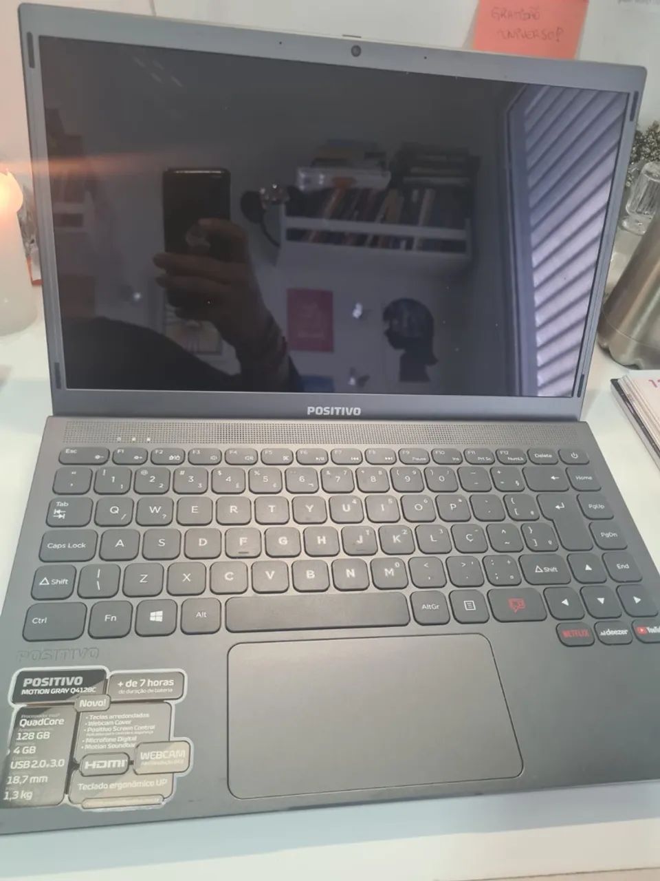 Notebook positivo funcionando perfeitamente 
