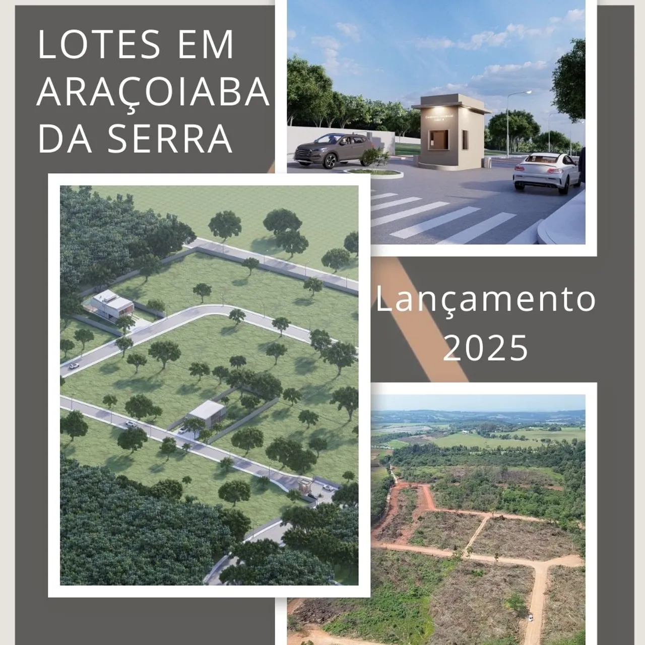 Terrenos para chácara em condomínio fechado em Araçoiaba da Serra