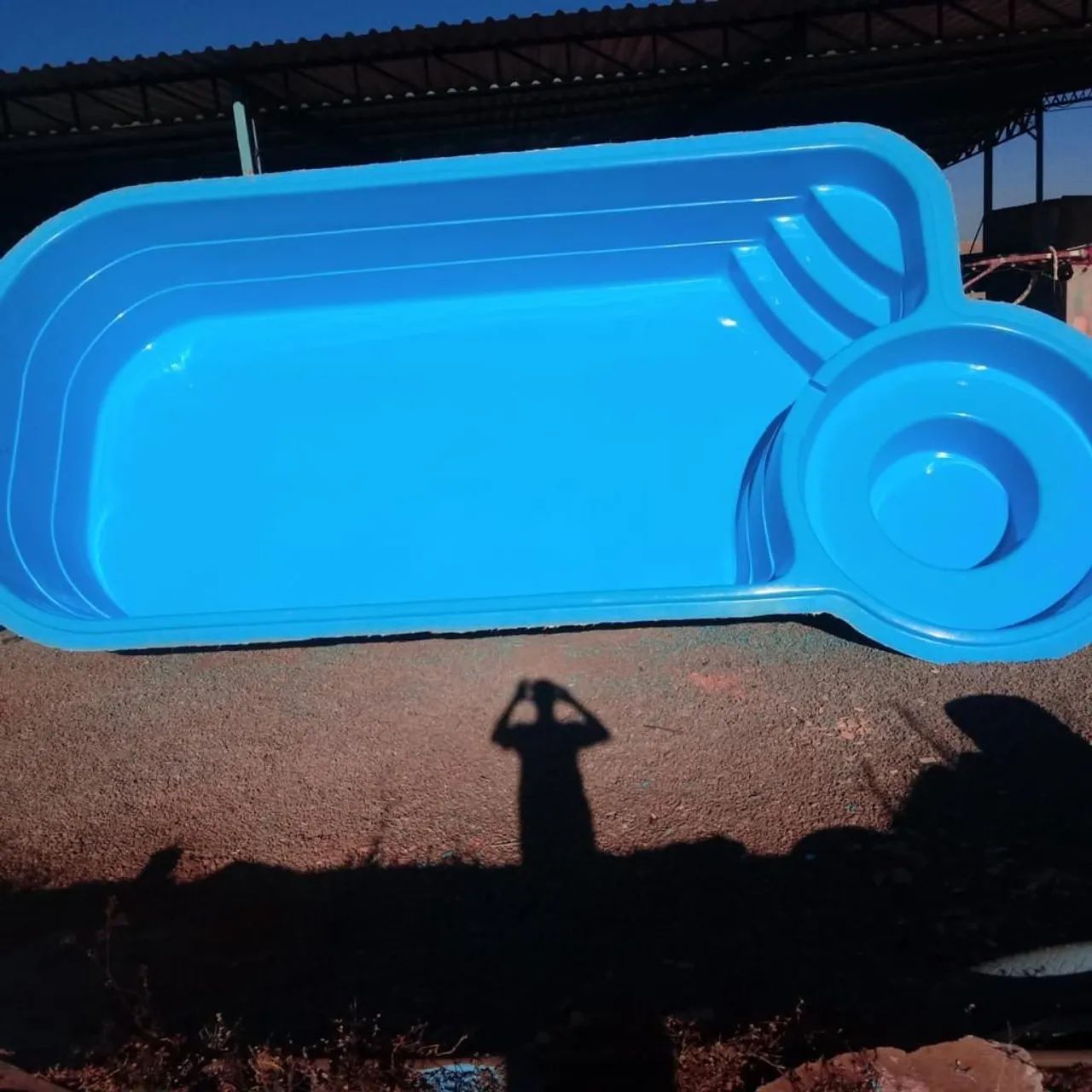 Piscina de Fibra ZEUS 8,50x 3,70x 1,40