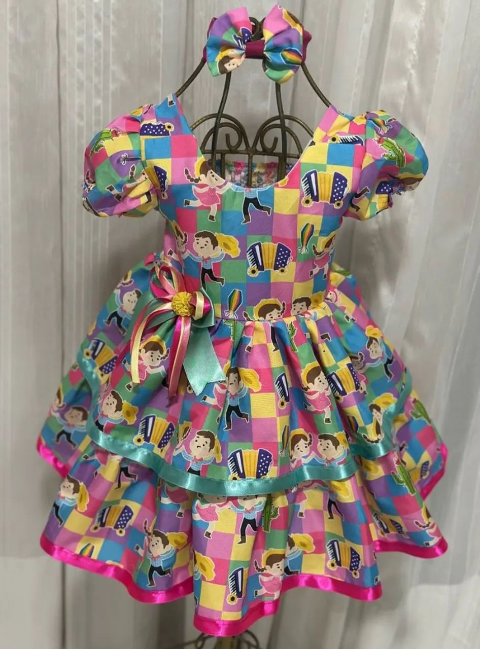 Saju já está batendo na porta venha antecipar o look junino da sua filha  - Foto 4