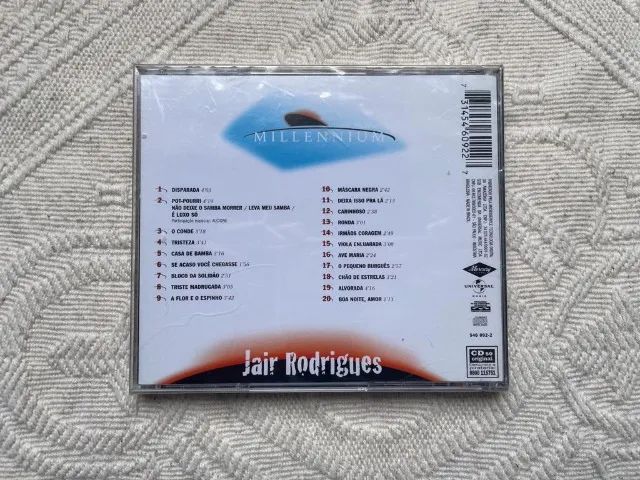 CD Jair Rodrigues - 20 Músicas do Século XX - Millennium - Foto 2