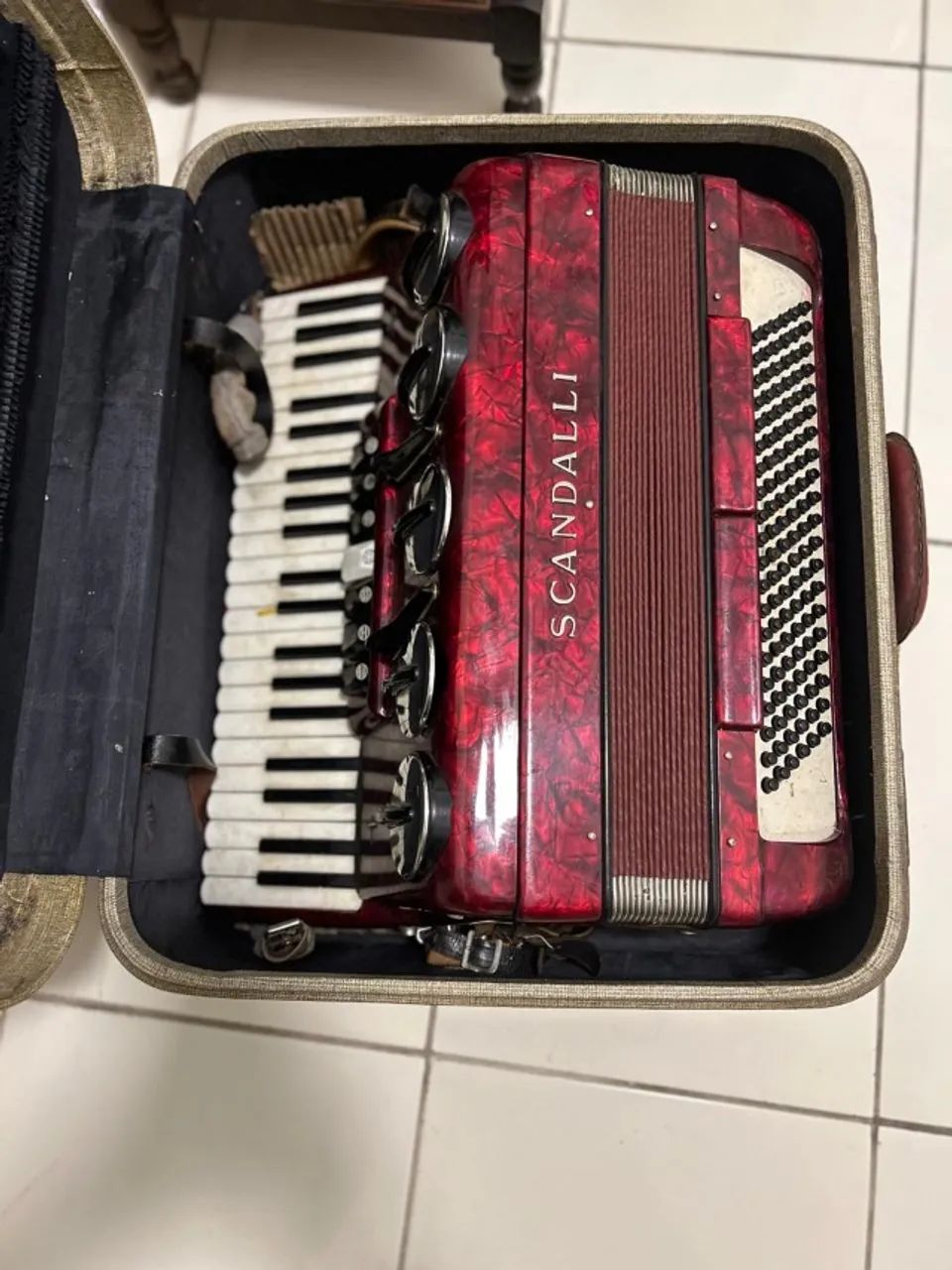 Sanfona / Acordeão / Acordeon Italiano Scandalli - Foto 2