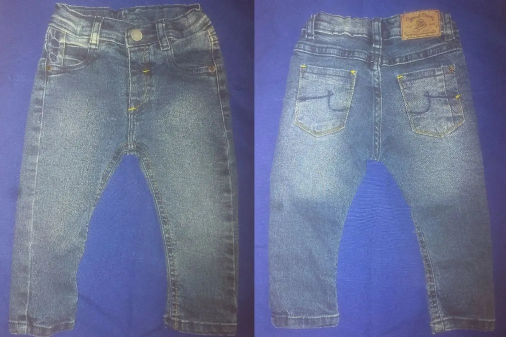 3 Calças Jeans para Bebê - Foto 3