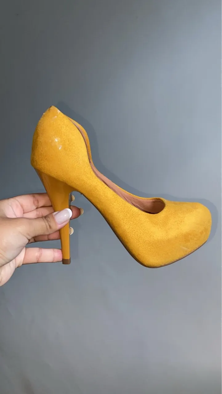Scarpin Mostarda Vizzano