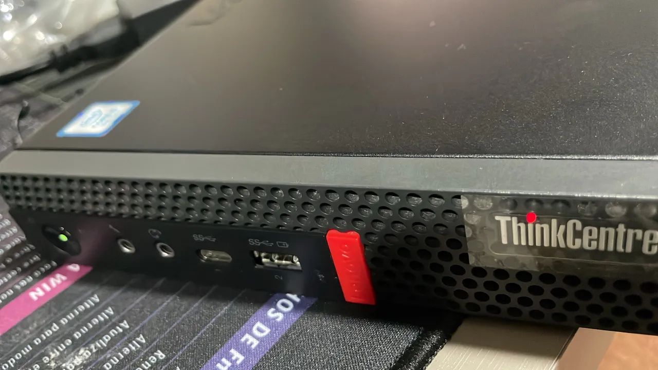 Vende-se computador  (Desktop ThinkCentre) Lenovo com teclado e mouse  - Foto 5