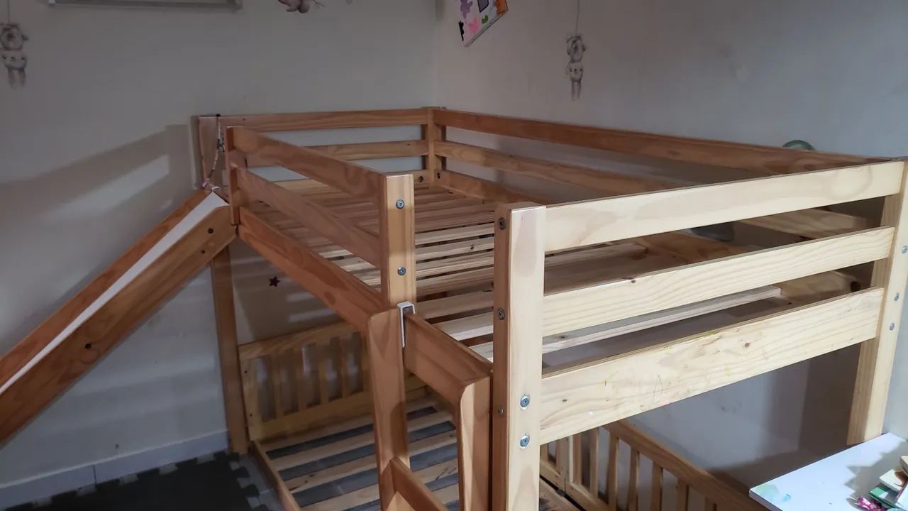 Beliche montessoriana com escorregador - Foto 2