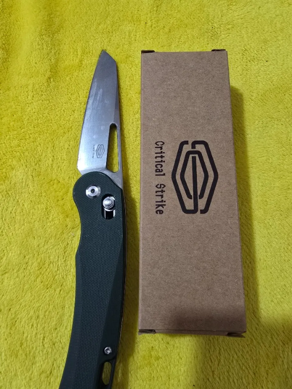 Canivete Critical straik babo em D10 aço 440c