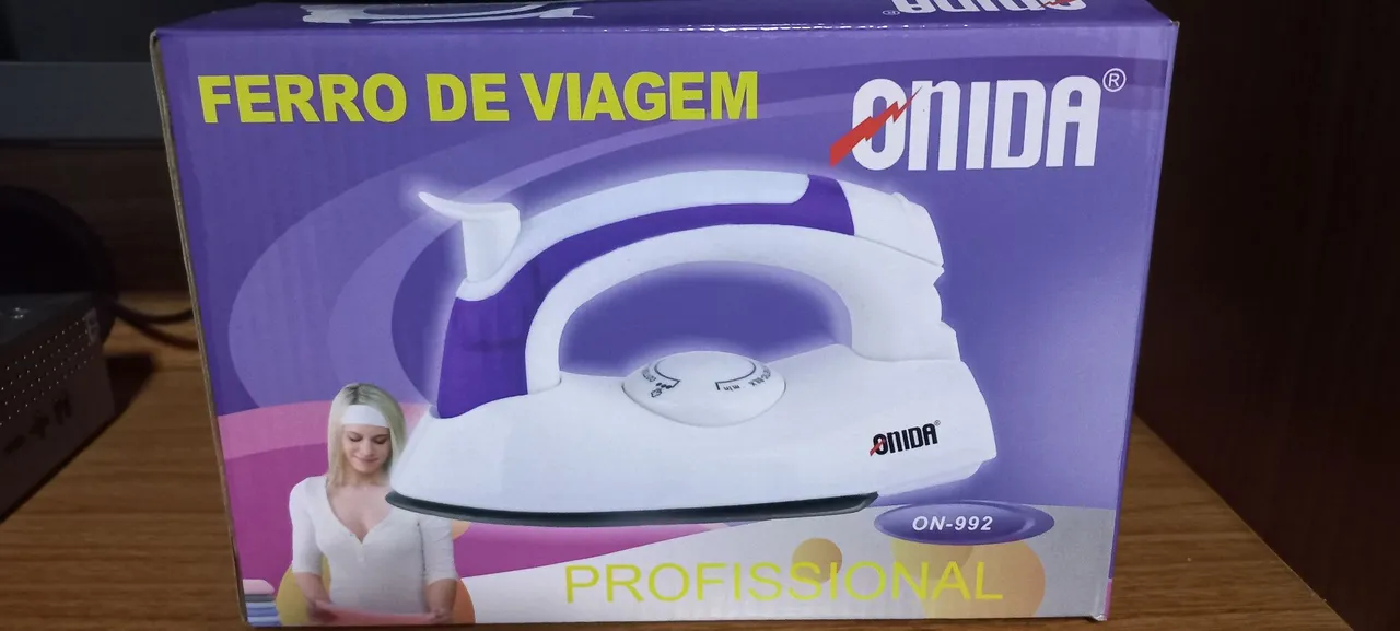 Ferro de Viagem Onida ON-992 - Compacto e Eficiente