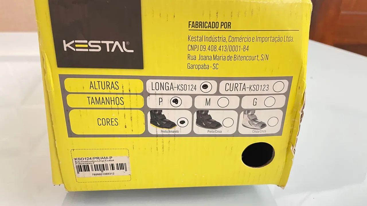 Bota Ortopédica Kestal - Tamanho M - Foto 2