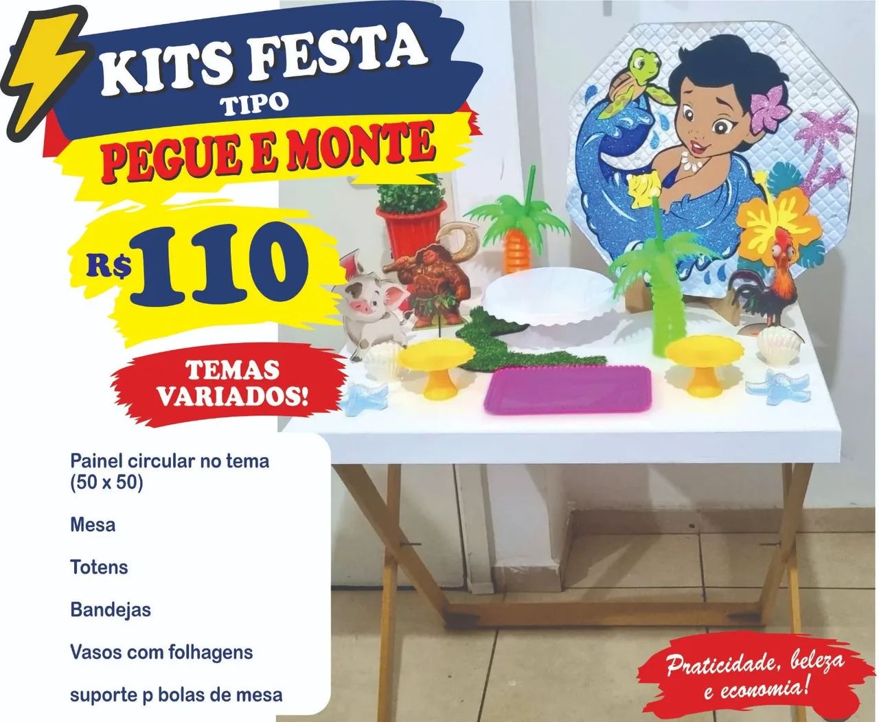 Kits festas estilo pegue e monte  - Foto 3
