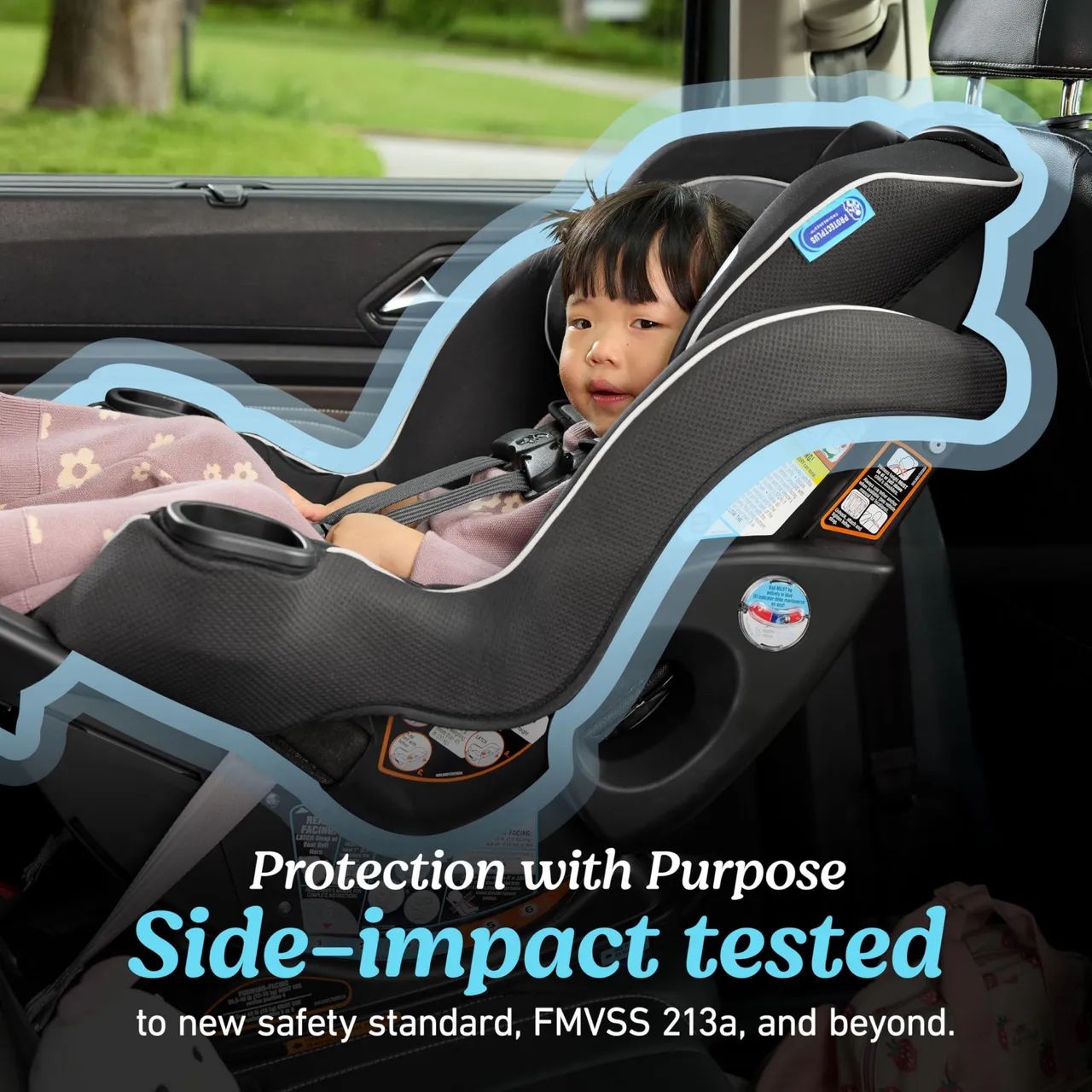 Cadeira Infantil para Carro Graco Extend2Fit ? 2 em 1 com Sistema LATCH - Foto 3