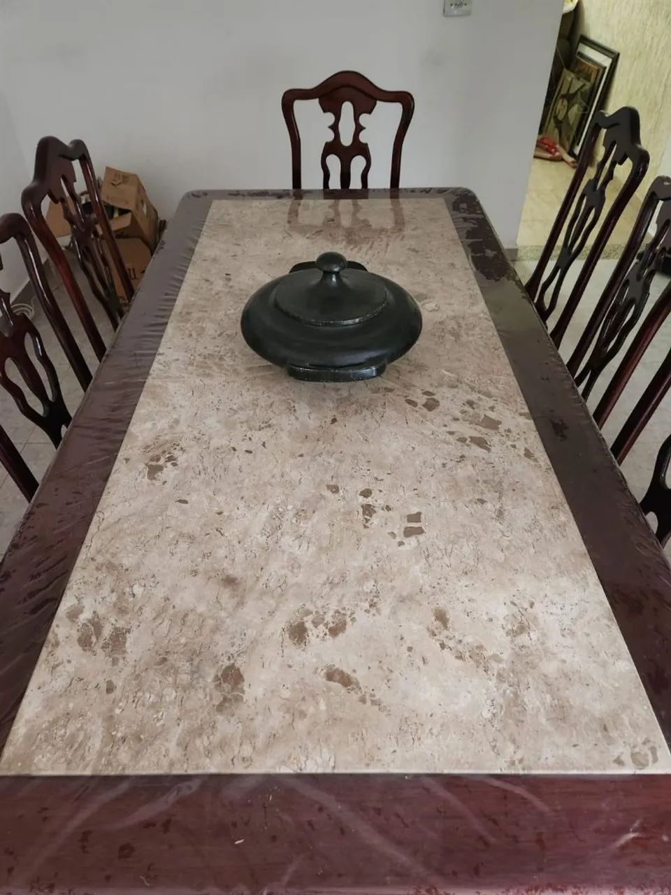 Mesa de jantar com 8 cadeiras - Foto 3