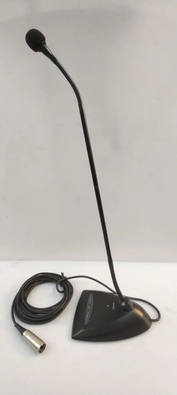 MICROFONE GOOSENECK SHURE MX418 DN POUCO -USO 