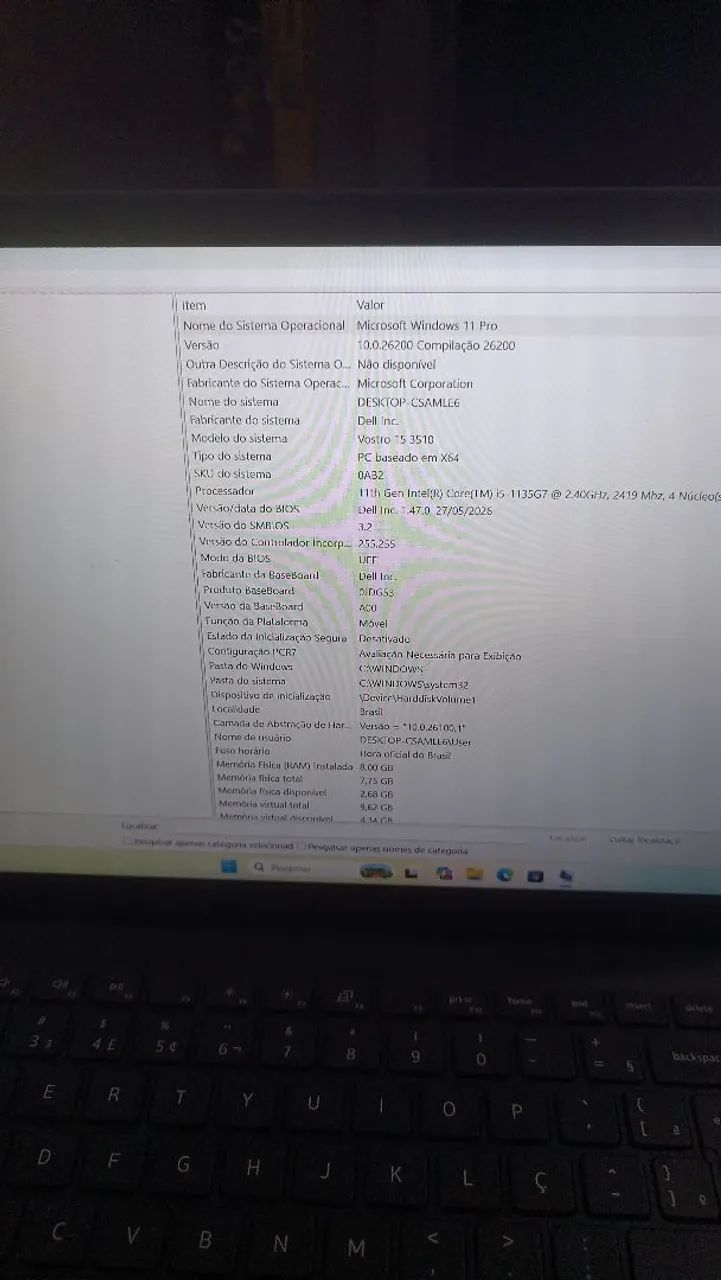 Notebook Dell Vostro 15 3510 - Foto 5