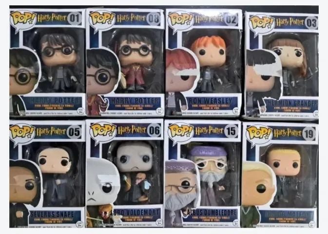 Coleção Com 8 Unidades Funko Pop Paralelo Harry Potter 