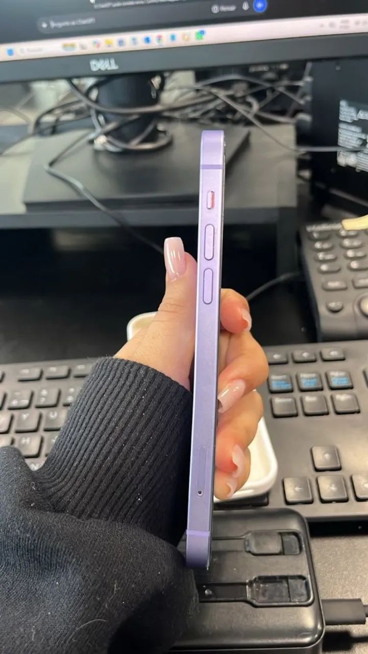 iPhone 12 128GB Lilás (Roxo) - Muito conservado ? - Foto 5