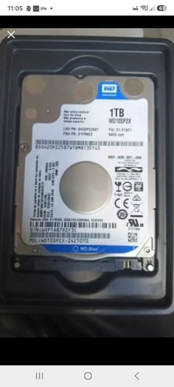 Hd wd 1tera nova 