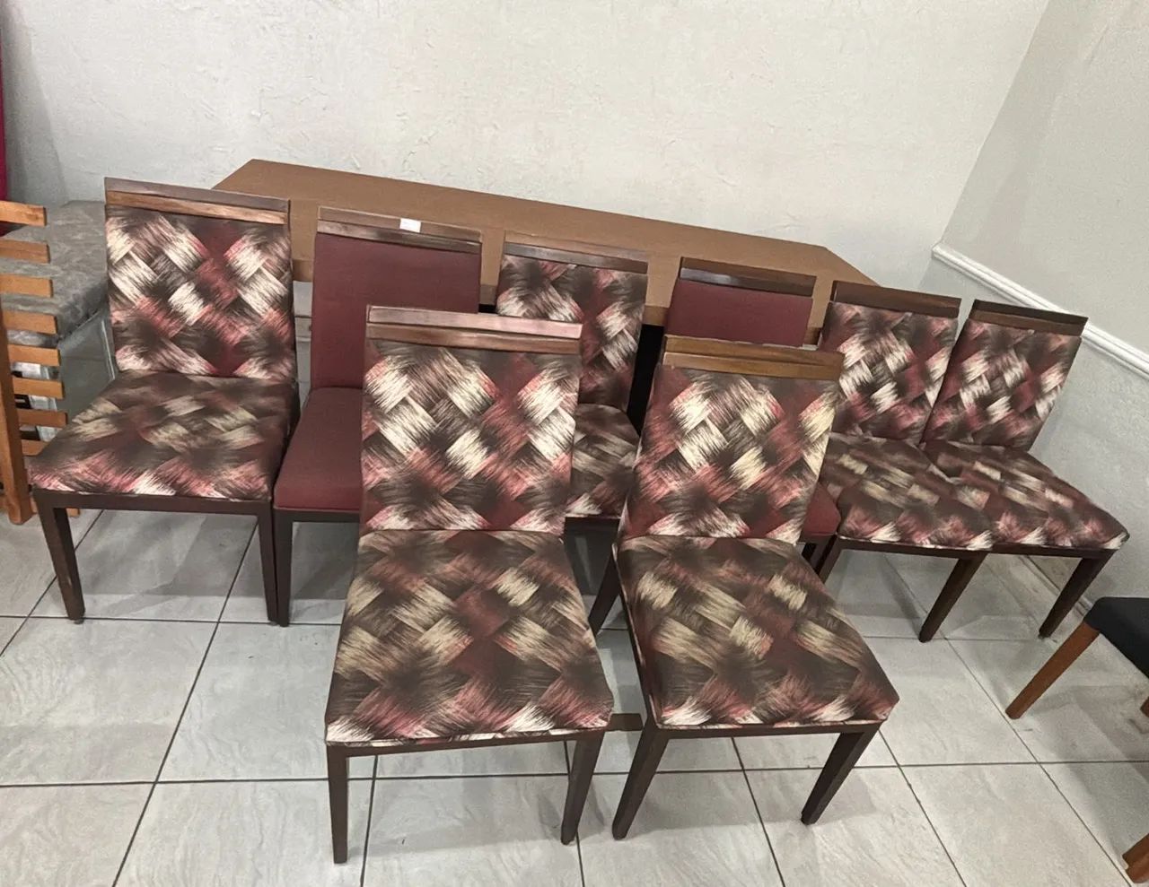 Mesa de Jantar com 8 Cadeiras - Seminova - Foto 3