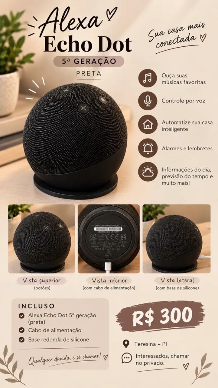 Alexa Echo Dot 5° geração 