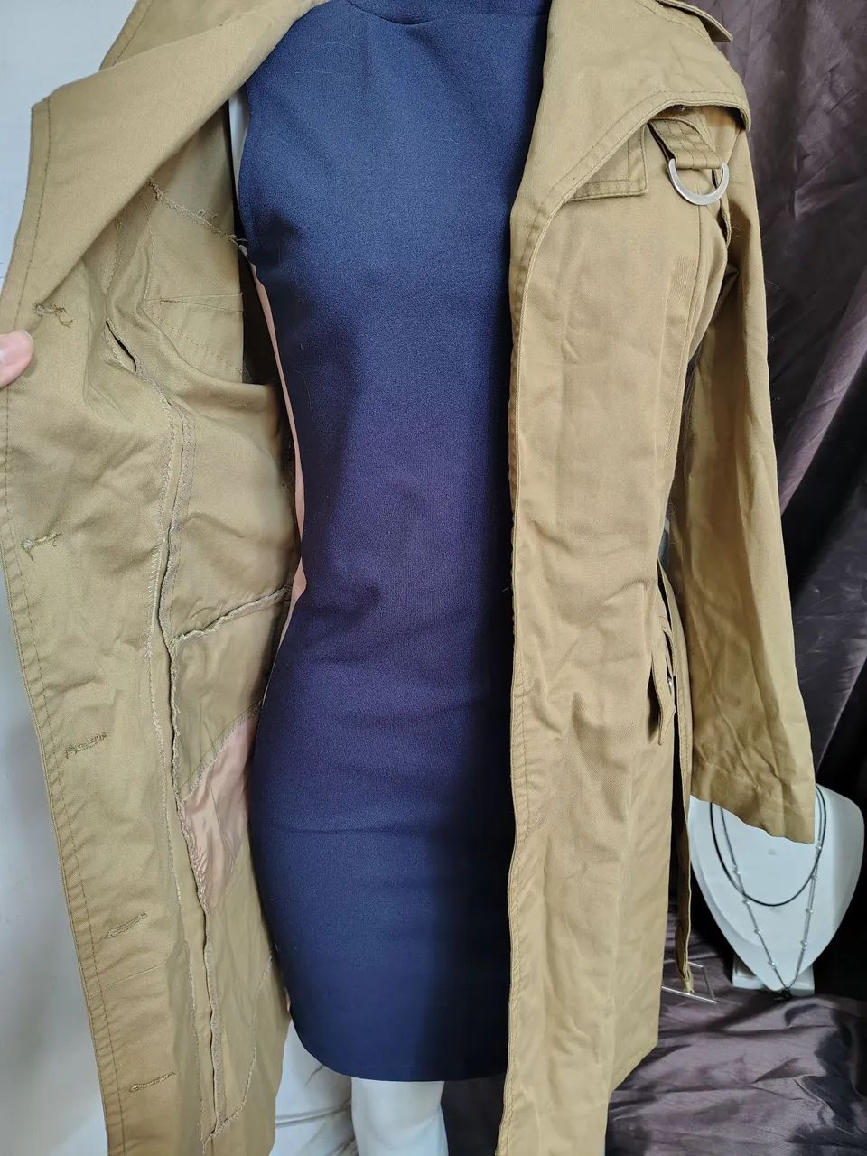 trench coat feminino desapego  - Foto 4