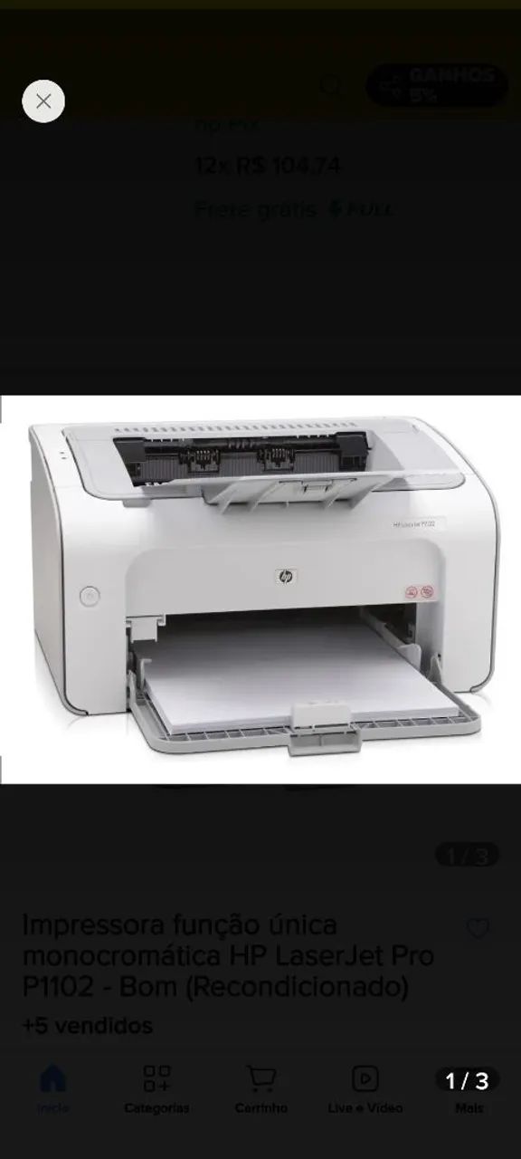 Hp 1102 lazer 