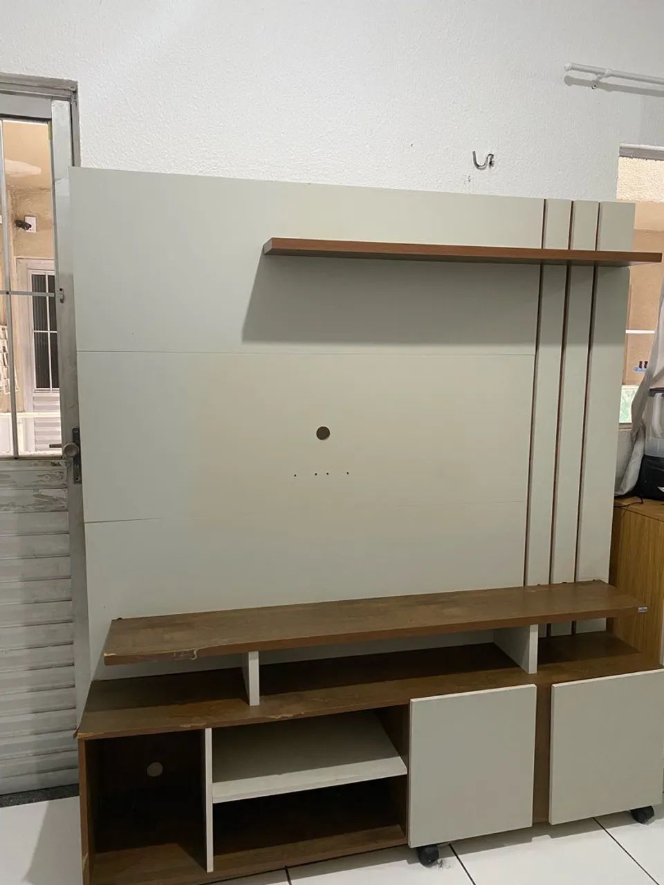 Rack com painel 
