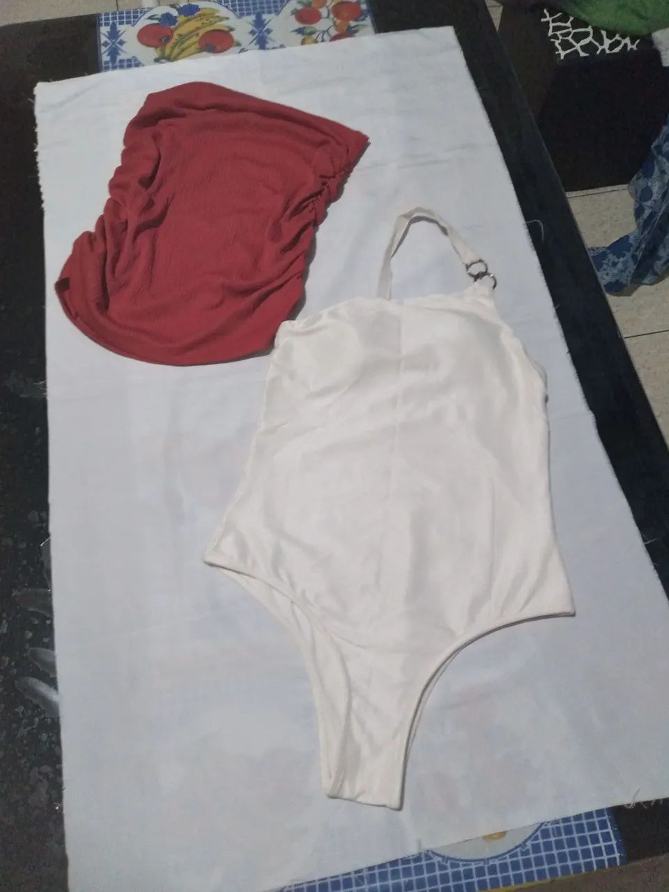 BODY NULA COM BOJO E SAIA CANELADA DRAPEADA  - Foto 2