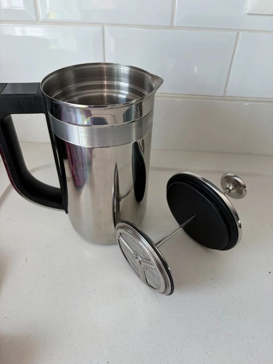 Prensa Francesa KitchenAid - Inox com Balança e Timer Integrados