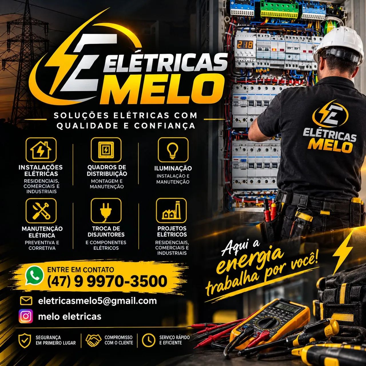 Precisando de eletricista em Joinville?