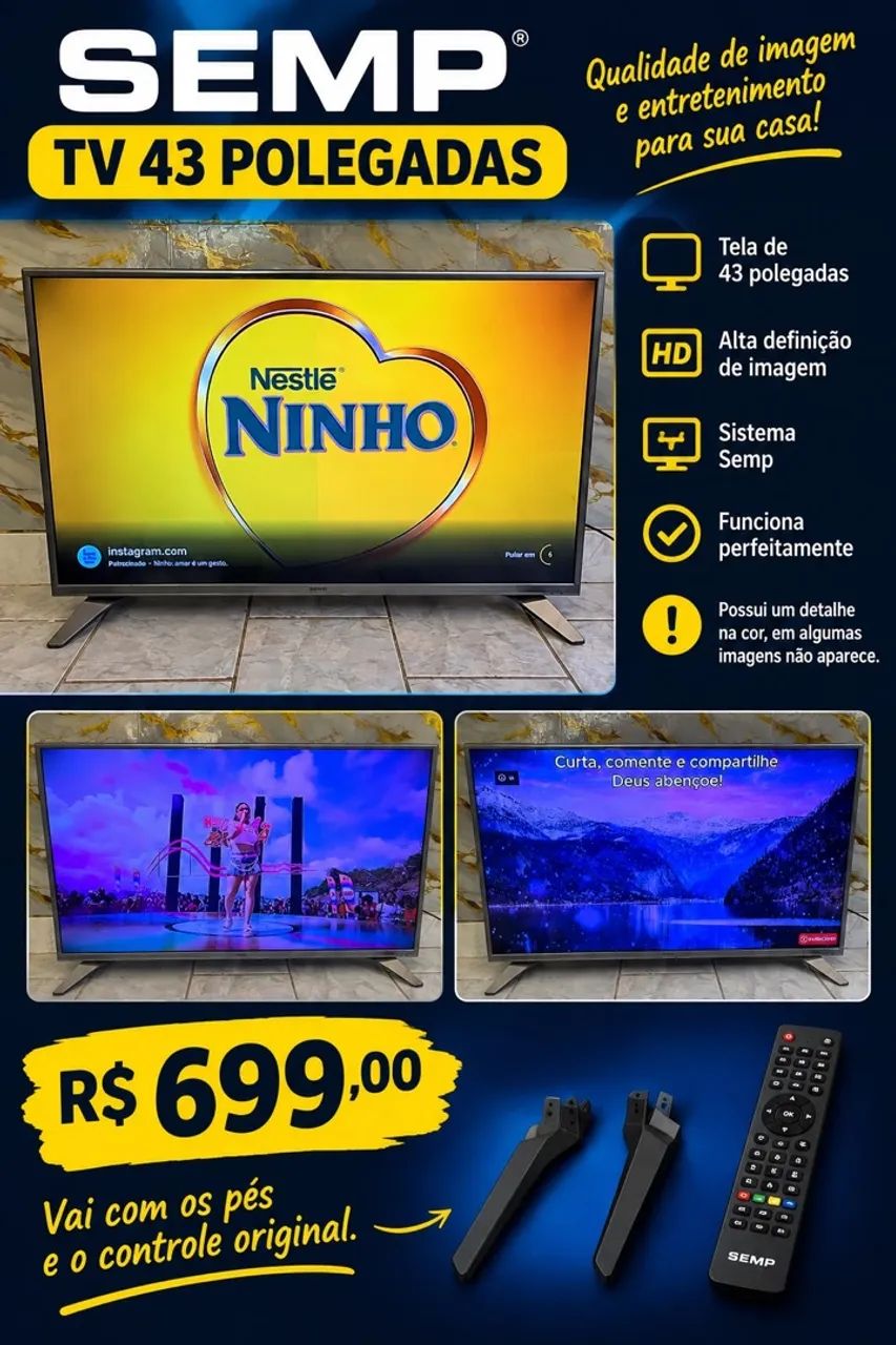 Tv Semp 43 smart 