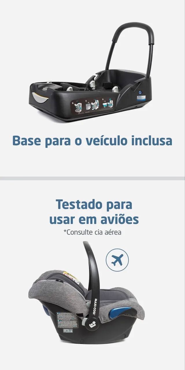 Bebê Conforto Maxi-Cosi, Citi², com Base, Essential Black - Foto 4