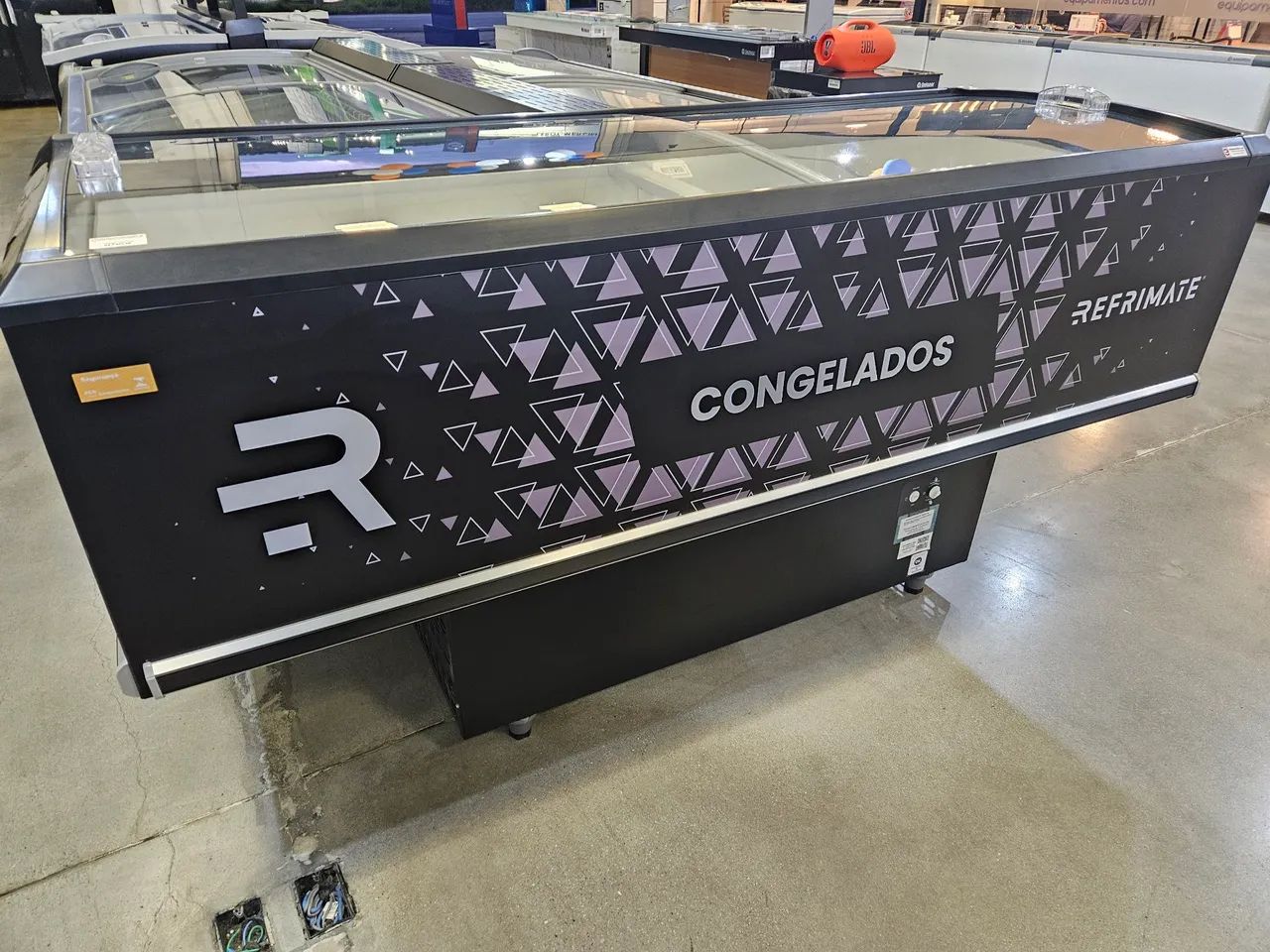 ilha de 2 metros expositora para congelados 