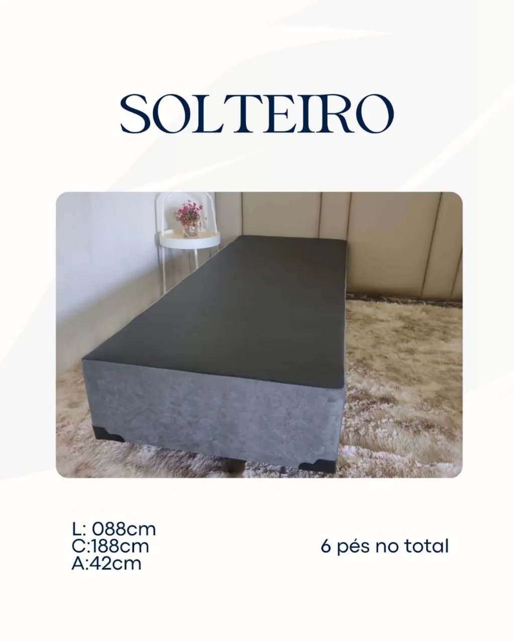 Base box solteiro  - Foto 2