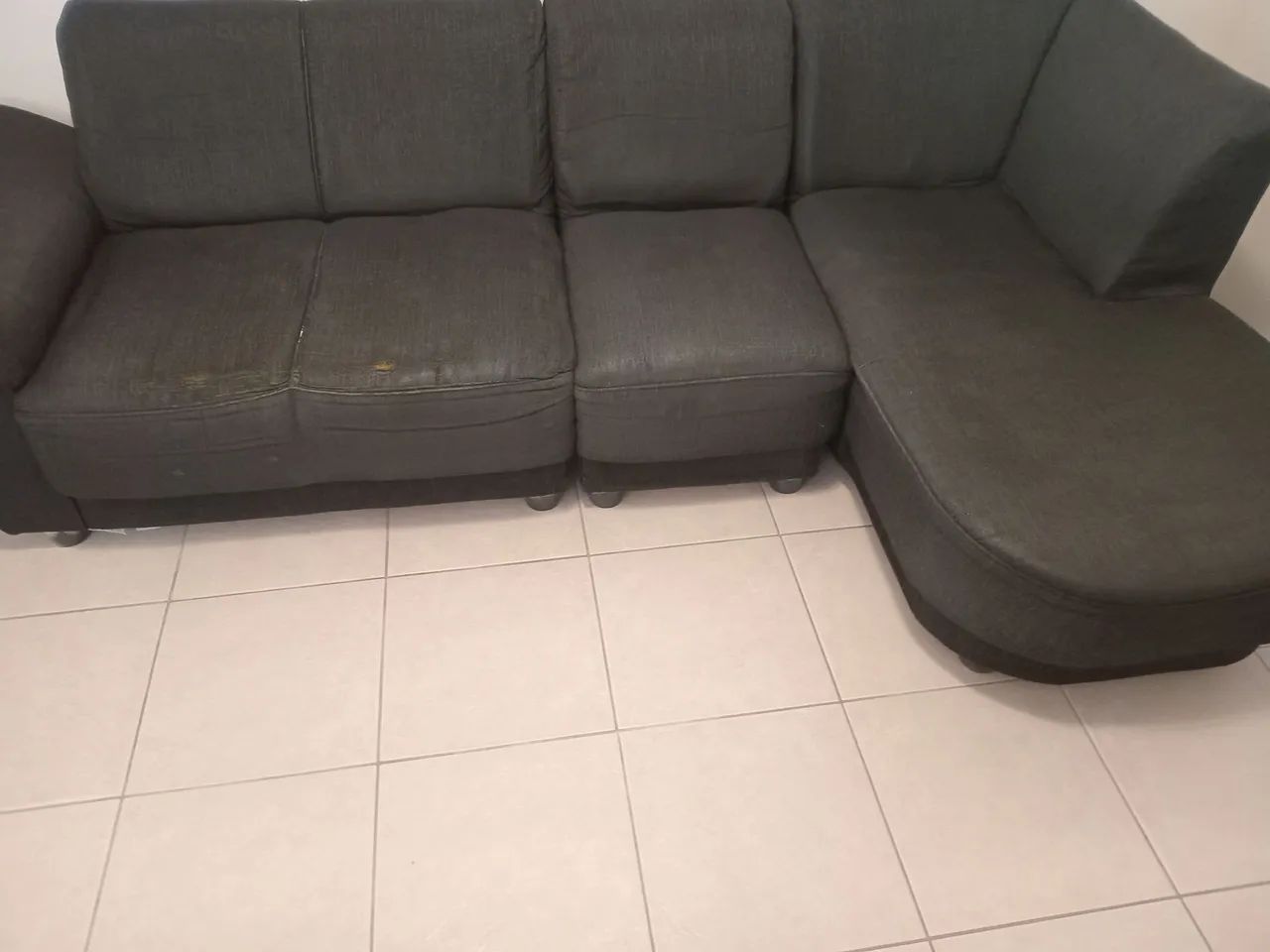 Sofá 2,50cm com cheese fixo.(Entrego) - Foto 3