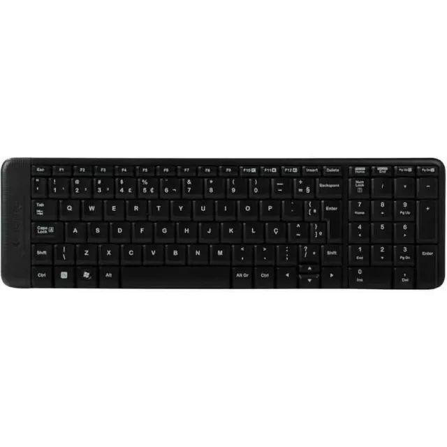 Combo Teclado e Mouse Logitech MK220 Sem Fio Black ABNT2, 12x 14,41 - Foto 4