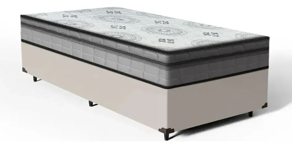 Base cama solteiro + colchão d33 solteiro