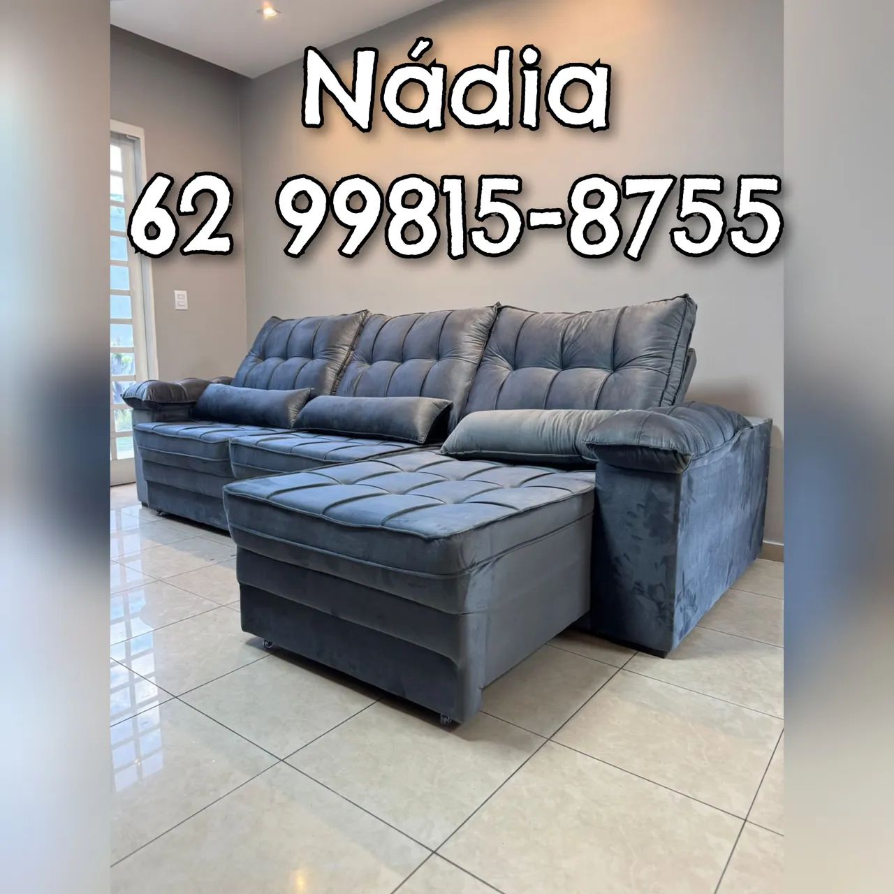 SOFÁ RETRÁTIL PROMOÇÃO DE NOVEMBRO 