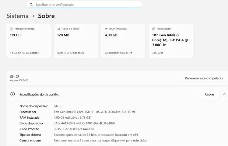 Notebook Acer Aspire 5 - Intel Core i3 | Tela Full HD | Muito Conservado - Foto 6